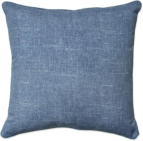 Vista 346 de Pillow Perfect - Cojín cuadrado para asiento de esquina para exteriores o interiores, color cobalto