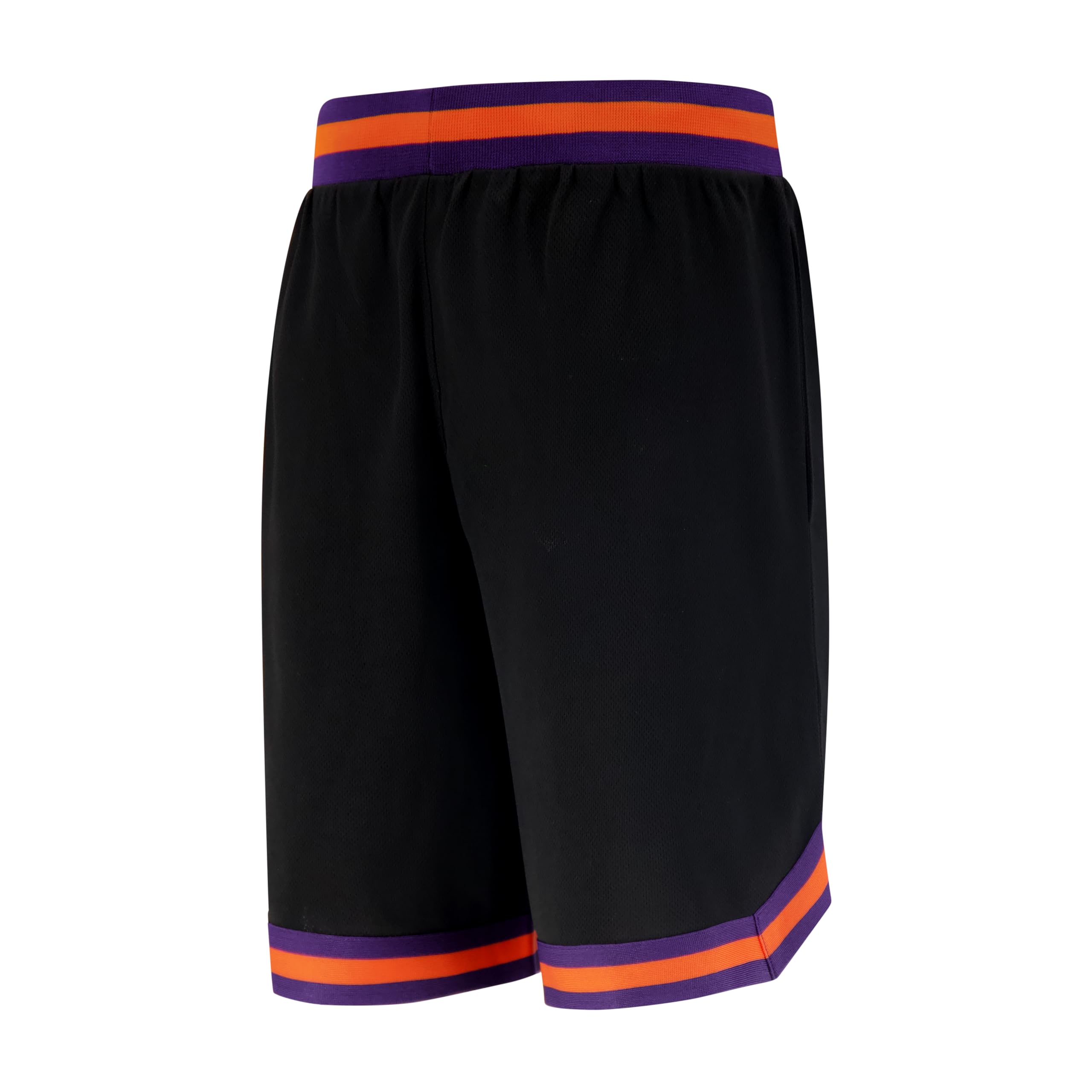 Unk NBA Short de Basket pour Homme GSM3547F avec Logo de l'équipe de la NBA tissé en polymaille, Noir, Taille L
