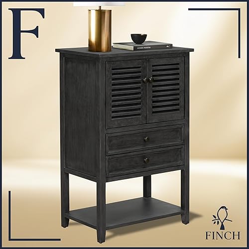 Finch Gabinete de almacenamiento Webster, gris
