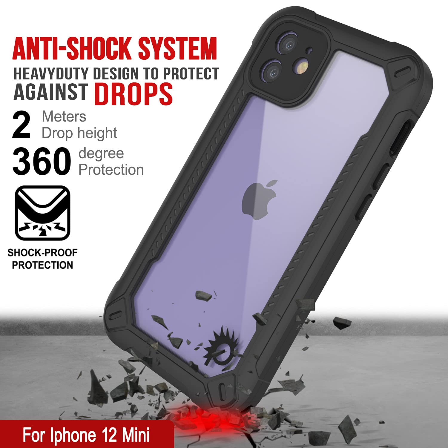 レアiPhone防水ケース　iPhone 12mini Amazon.co.jp: 防水ケース iPhone 12 mini ケース 完全防水 耐