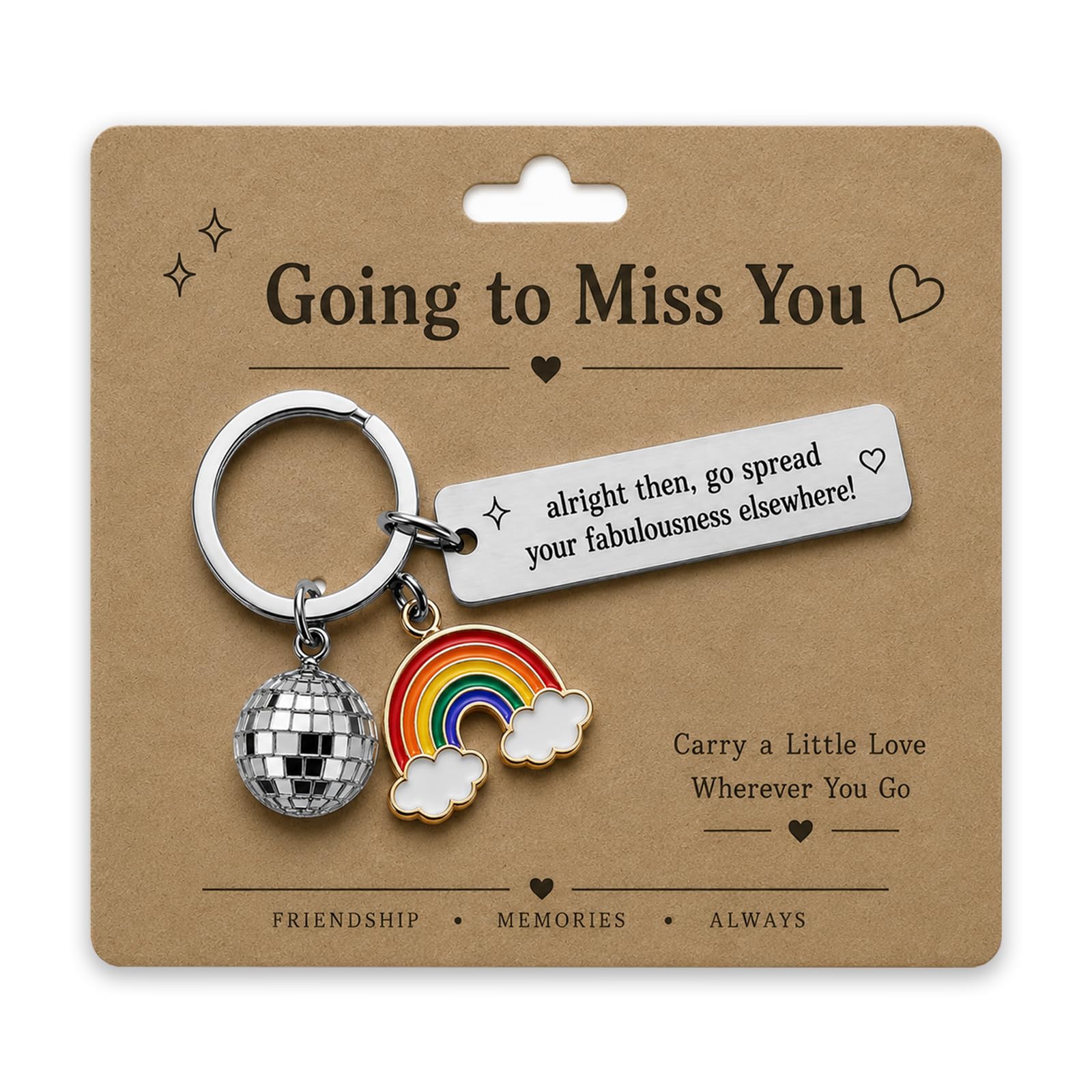 Phiomuue Unisex Gold Funny Coworker Gifts Retirement Gifts, Funny Leaving Gifts For Colleagues - Going Away Leaving Gifts Keychain For Coworker Boss Employee Volunteer Social Worker, Farewell Gifts For Coworkers
