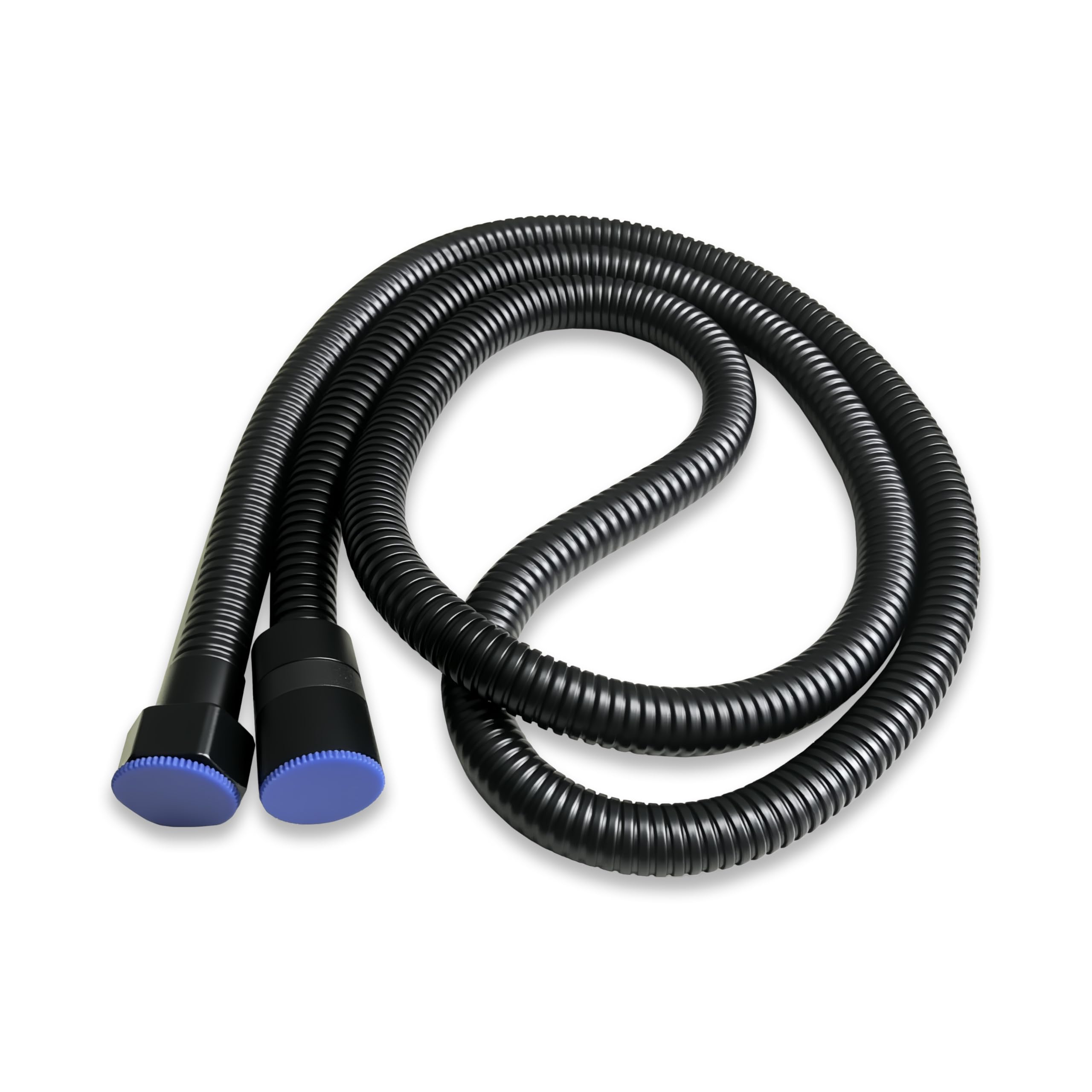 Aica Columna de Ducha Alcachofa Cuadrada con Termostato 30x30cm Rociador Superior Negro Mate Barra Regulable