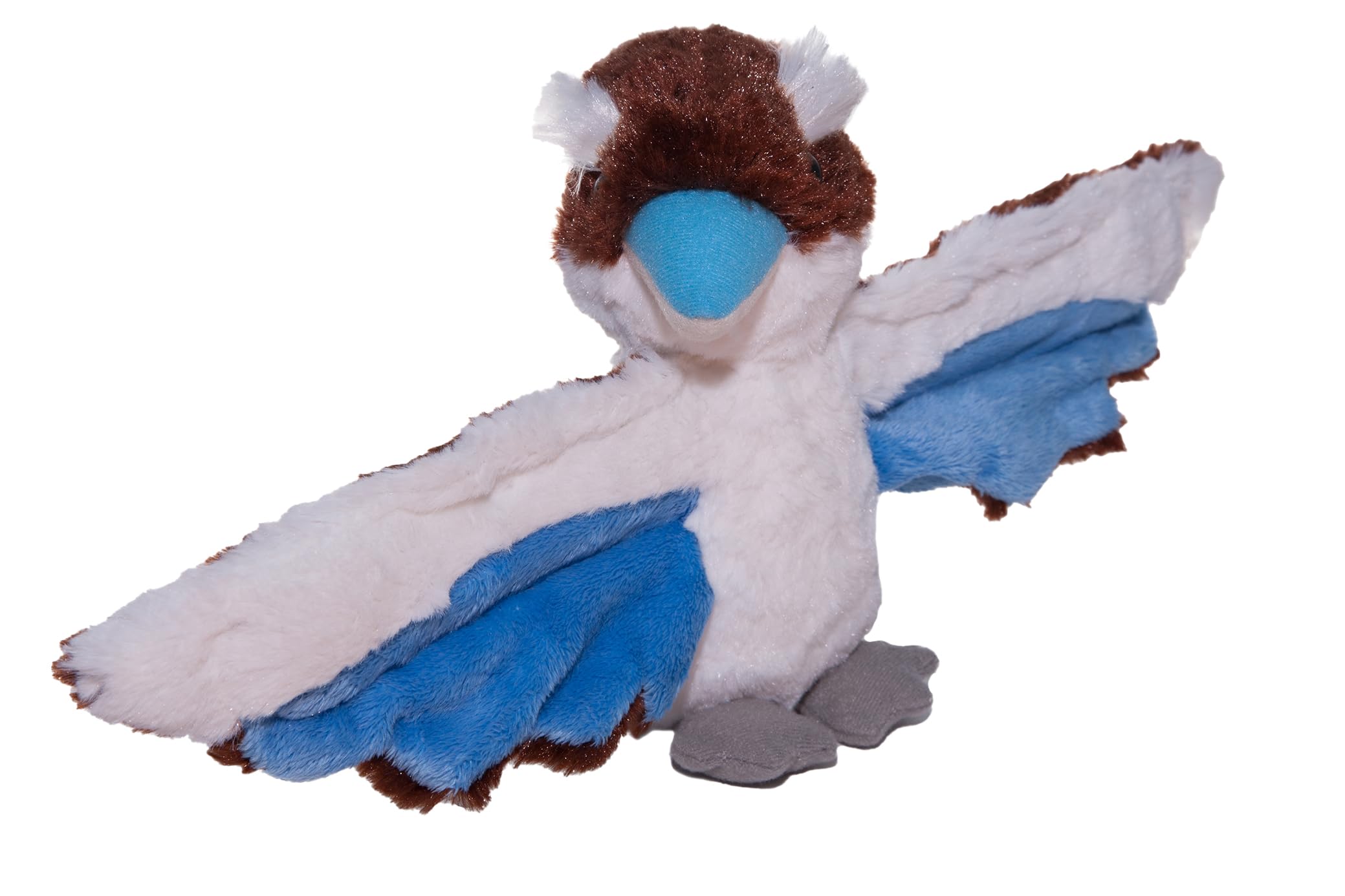 Wild Republic Huggers Kookaburra, Stuffed Animal, 8 Inches, Slap Bracelet, Plush Toy, Fill is Spun Recycled Water Bottles