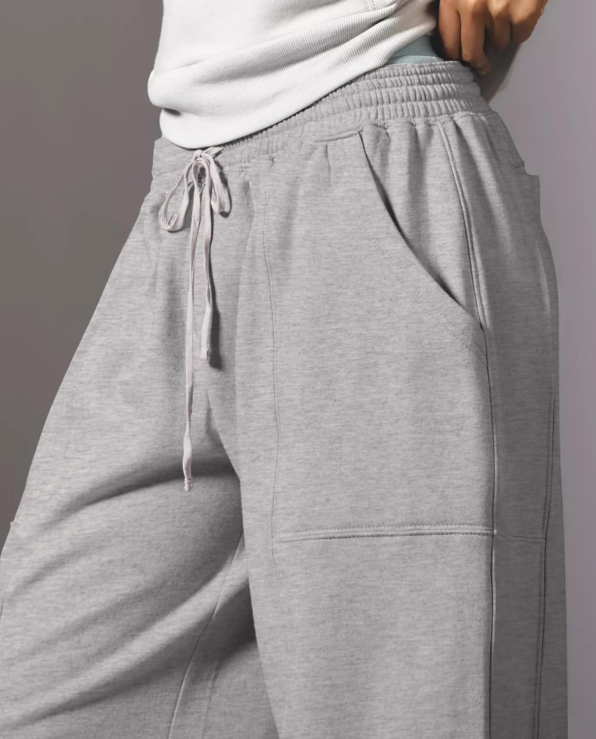 Leopard Pants Women Baggy Sweatpants Casual Cheetah Print Lounge Barrel Pants Trousers with Pockets - Image 4