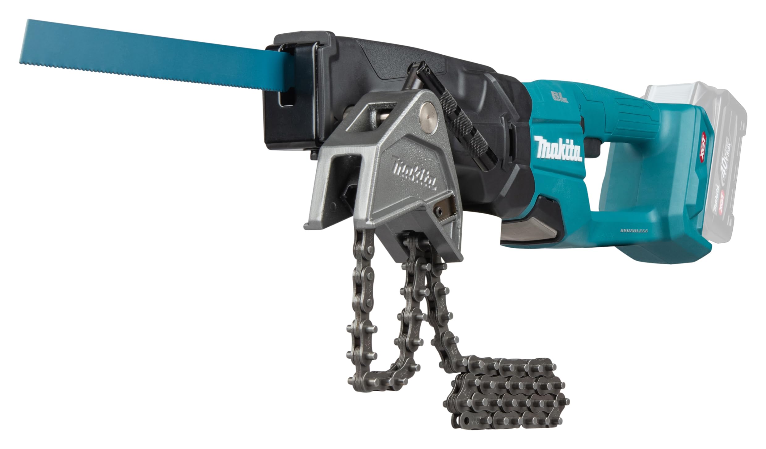 Makita JR003GZ - Sierra de recipros inalámbrica (40 V, máx. (sin batería, sin cargador)