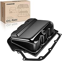 A-Premium 62TE Transmission Oil Pan with Drain Plug & Gasket for Chrysler 200, Pacifica, Dodge Journey, Grand Caravan - Steel Corrosion-Resistant