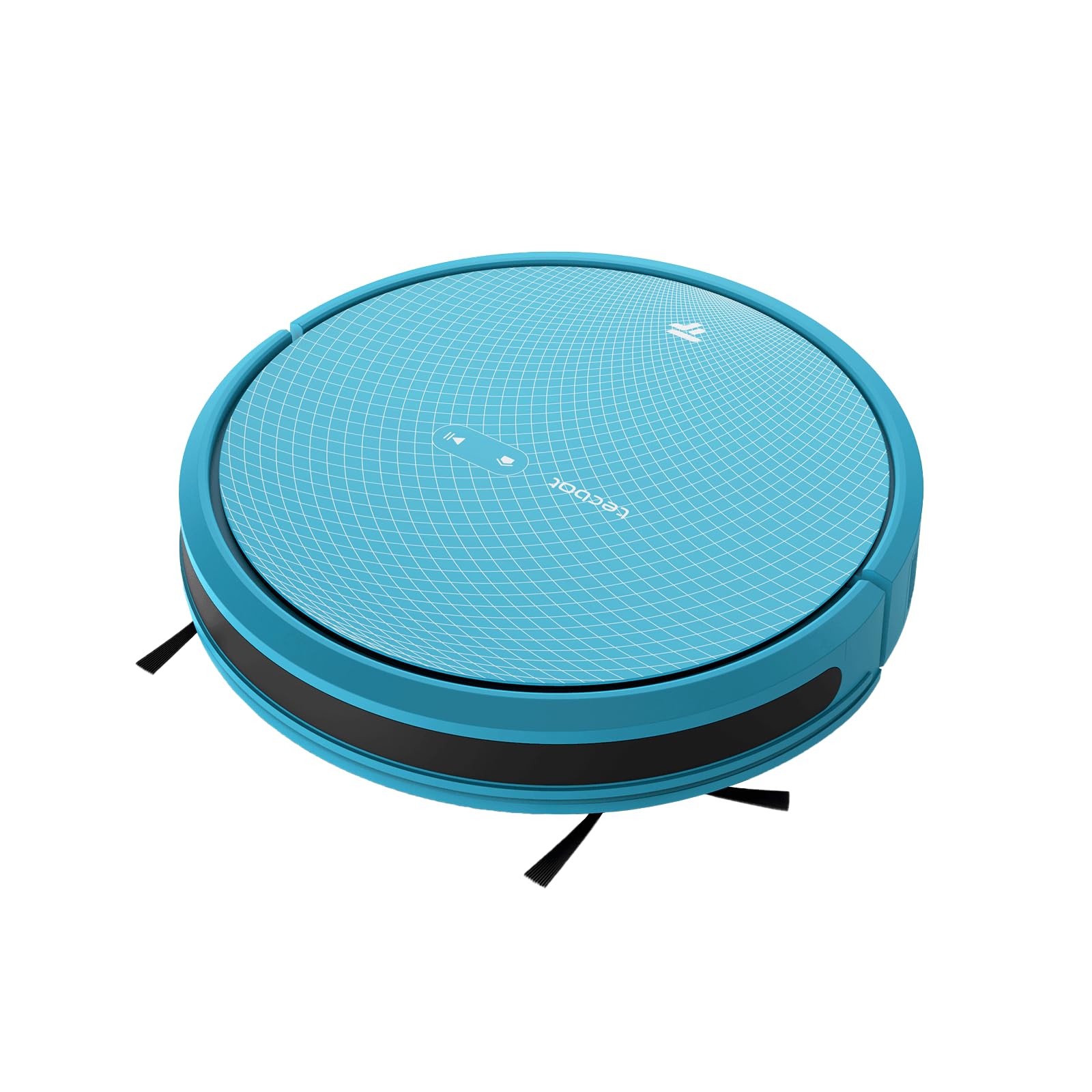 Tecbot S1Pro Robot Vacuum Cleaner; Smart Vacuuming & Mopping; 3000pa Suction; 25W; 14.4V; Gyroscope Navigation; App Control; Dual Anti-Collision System; Anti-drop Smart Protection; Touch keys (Blue)