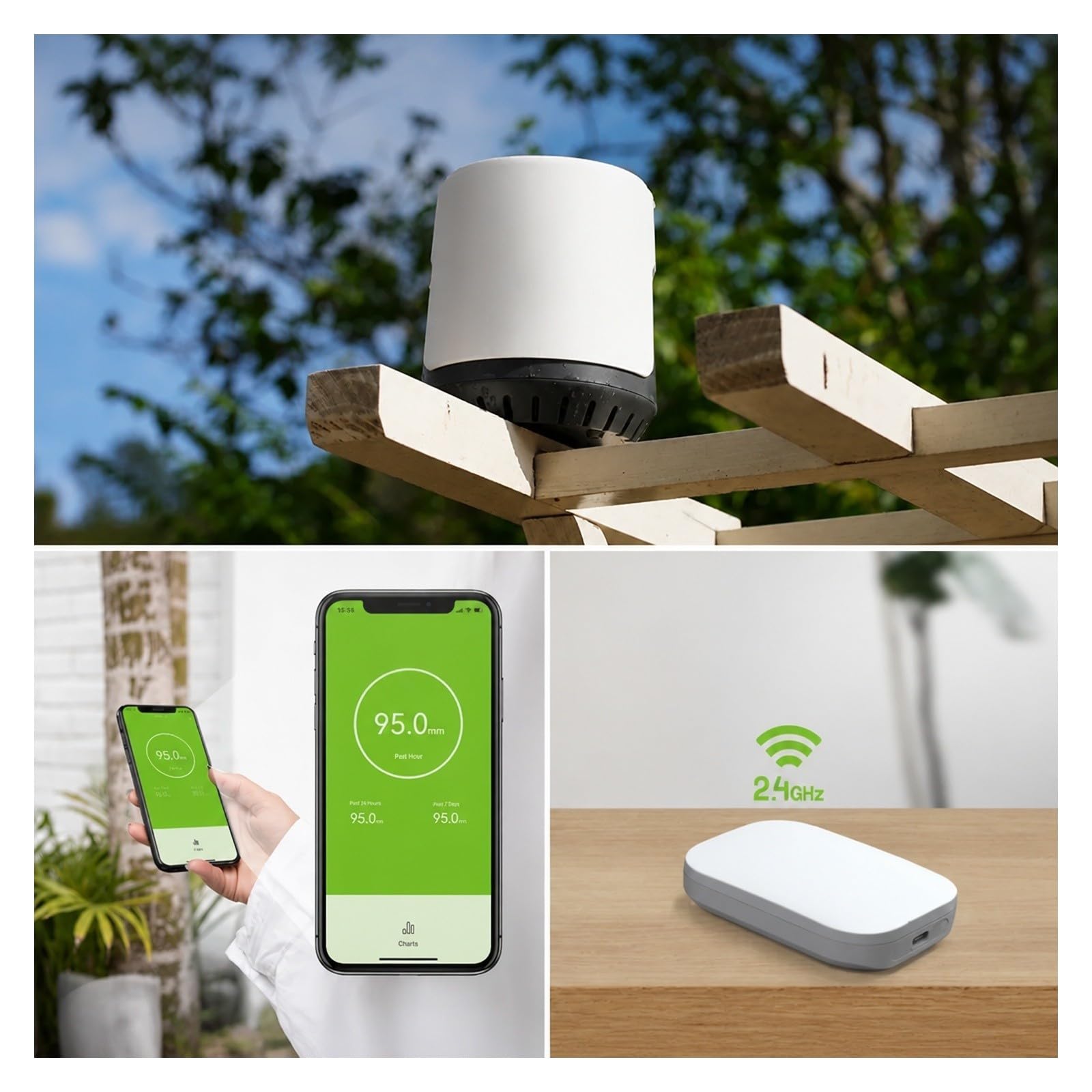 Inteligentny Czujnik Deszczu WiFi Bezprzewodowy Opadów