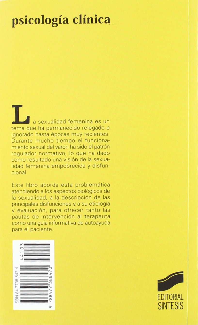 Disfunciones sexuales femeninas (SIN COLECCION)