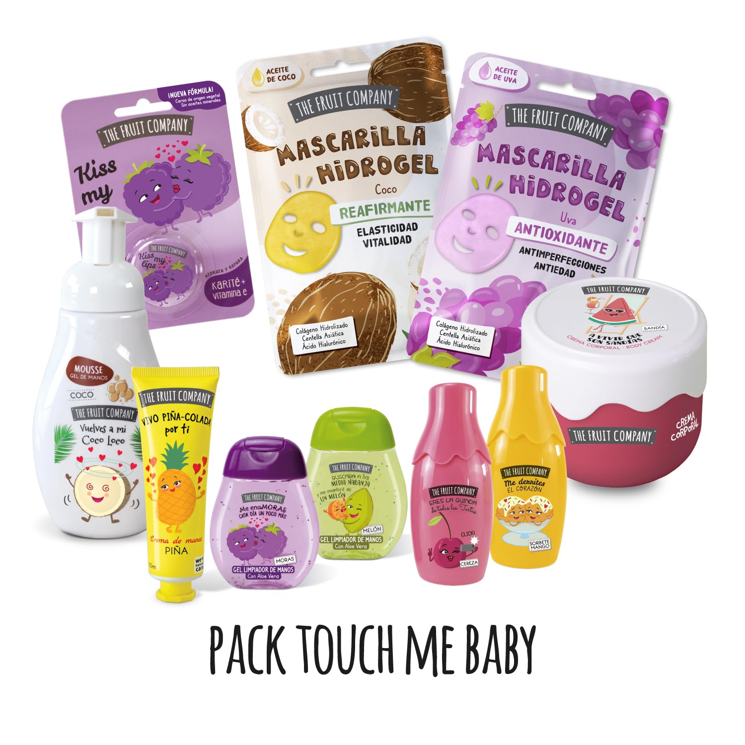 Pack Cosmética Touch me baby The Fruit Company. Especial Regalo.