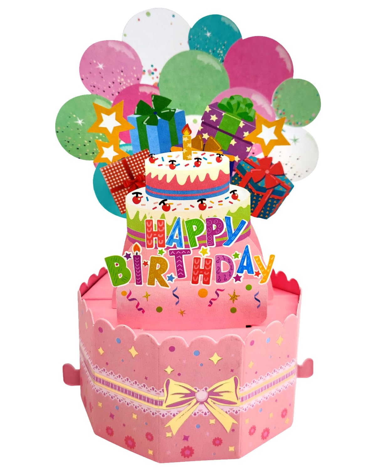 Gosknor Grappig Happy Birthday Sister Pop Upkaart, 3D Verjaardagskaart Gosknor Grappig Happy Birthday Sister Pop Upkaart, 3D Verjaardagskaart
