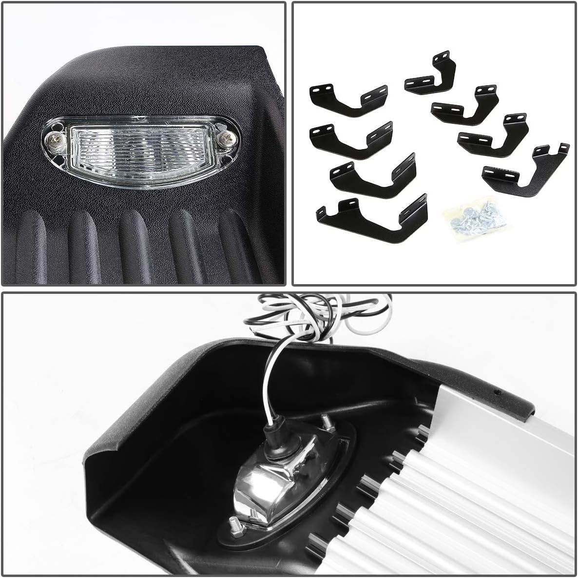 DNA Motoring RNB-ALU-TG-005 Side Step Nerf Bar Running Board