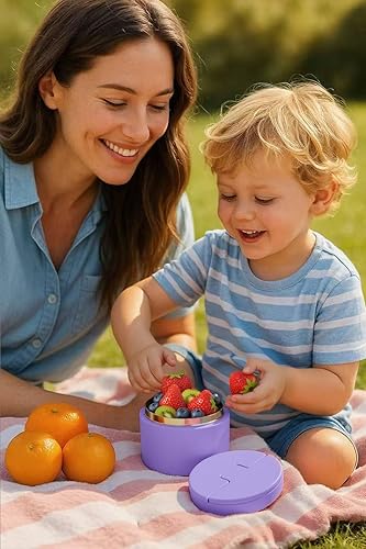 Miniatura 20 de Termo de sopa de 12 onzas para comida caliente para niños, tarro de comida aislado al vacío, termo de sopa sin torsiones para comida caliente