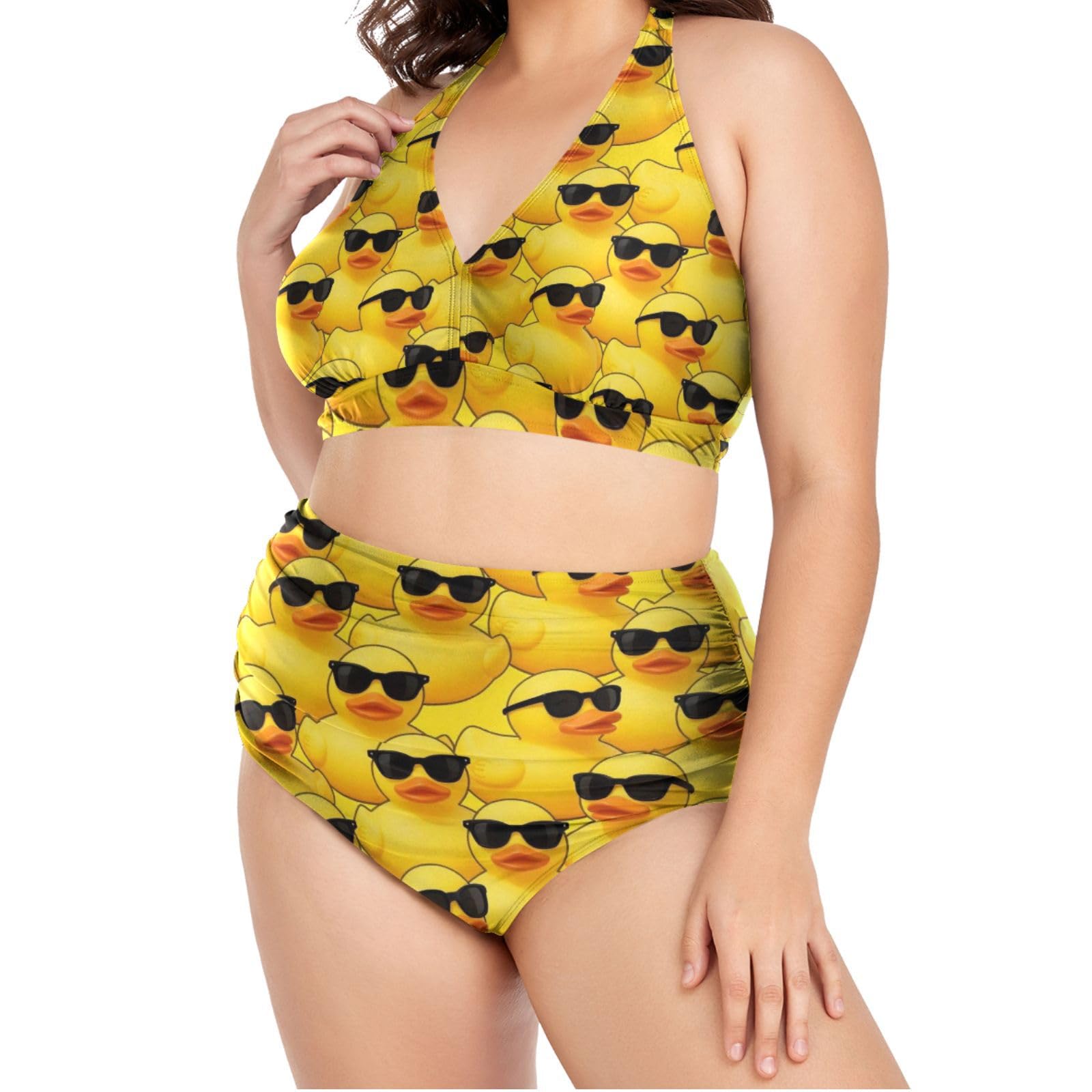 FRODOTGV Costumi da bagno donna taglie forti L-4XL