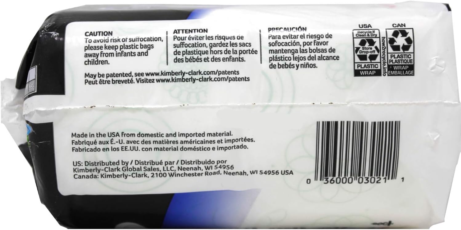 U by Kotex Security Maxi Pads, Long Super, 22 Count (Pack of 3)