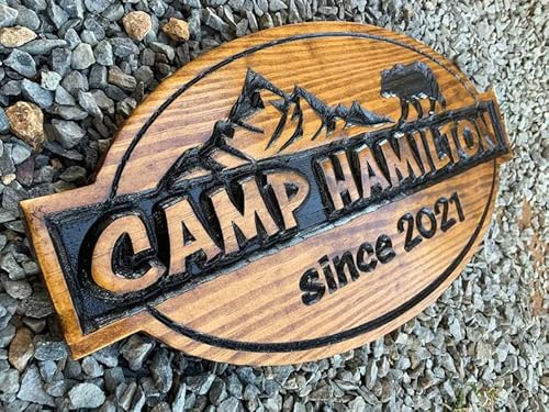 image for Generic Very Wood Basement - Outdoor Camp & Custom Wood Sign - Pine Tr