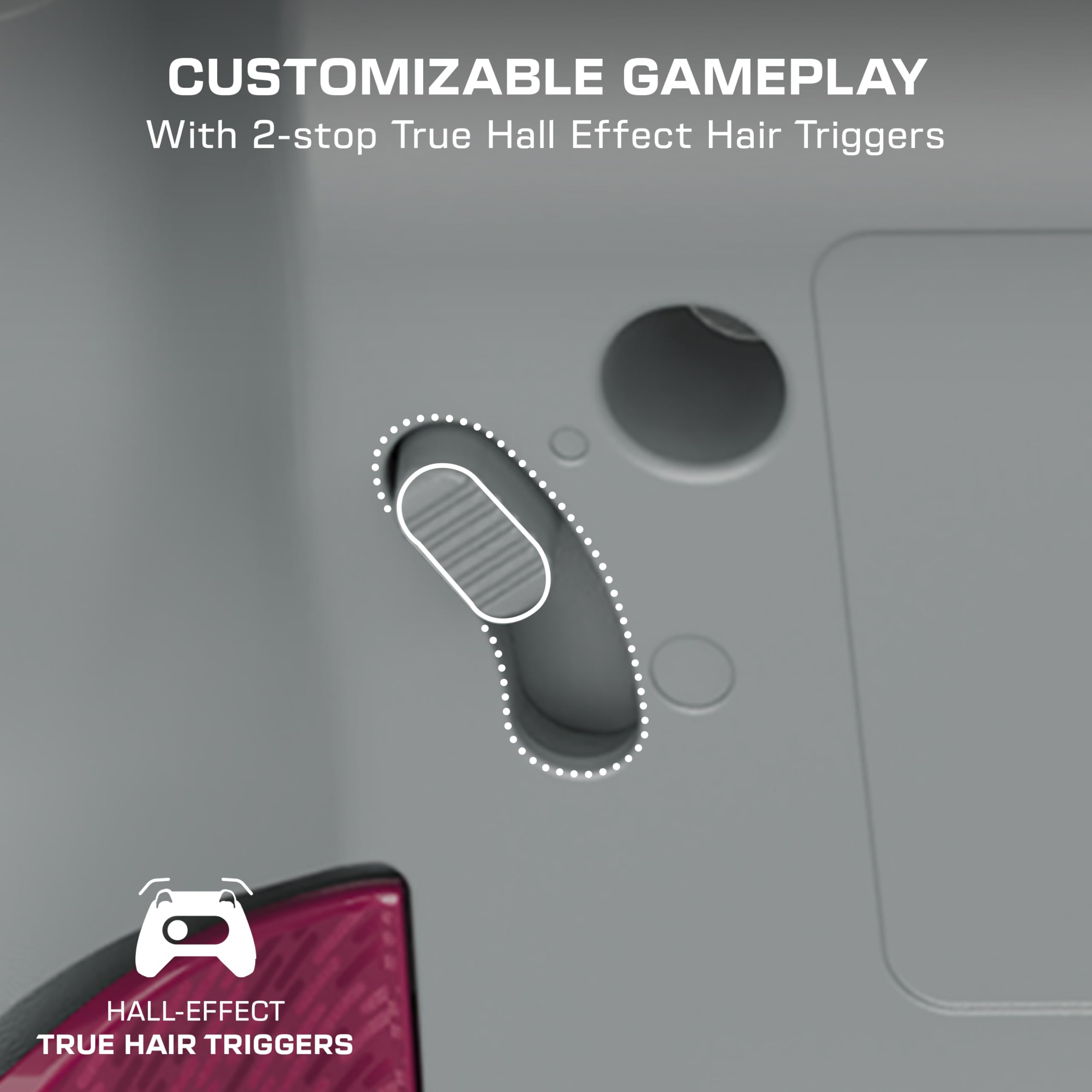 Turtle Beach Rematch Advanced Wired Gaming Controller for Xbox & PC – Lenticular, Multi-Design, Remappable Buttons, Hall-Effect Hair Triggers, 8ft Cable, Officially Licensed by Xbox – Kyoto Bloom - 5