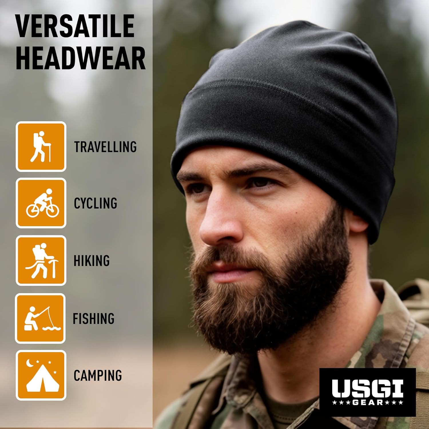 GI Polartec® 100 Fleece Watch Cap Beanie – Cold Weather Tactical & Outdoor Hat – Made in USA - Image 5