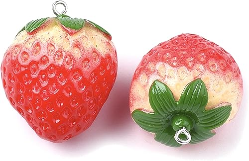 Miniatura 3 de Mega Pet Dijes colgantes de resina de imitación de comida, bonito adorno colgante para hacer pulseras, collares, aretes, joyería y manualidades,