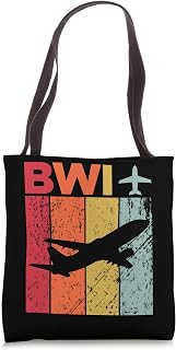BWI baltimore Washington International Airport Tote Bag