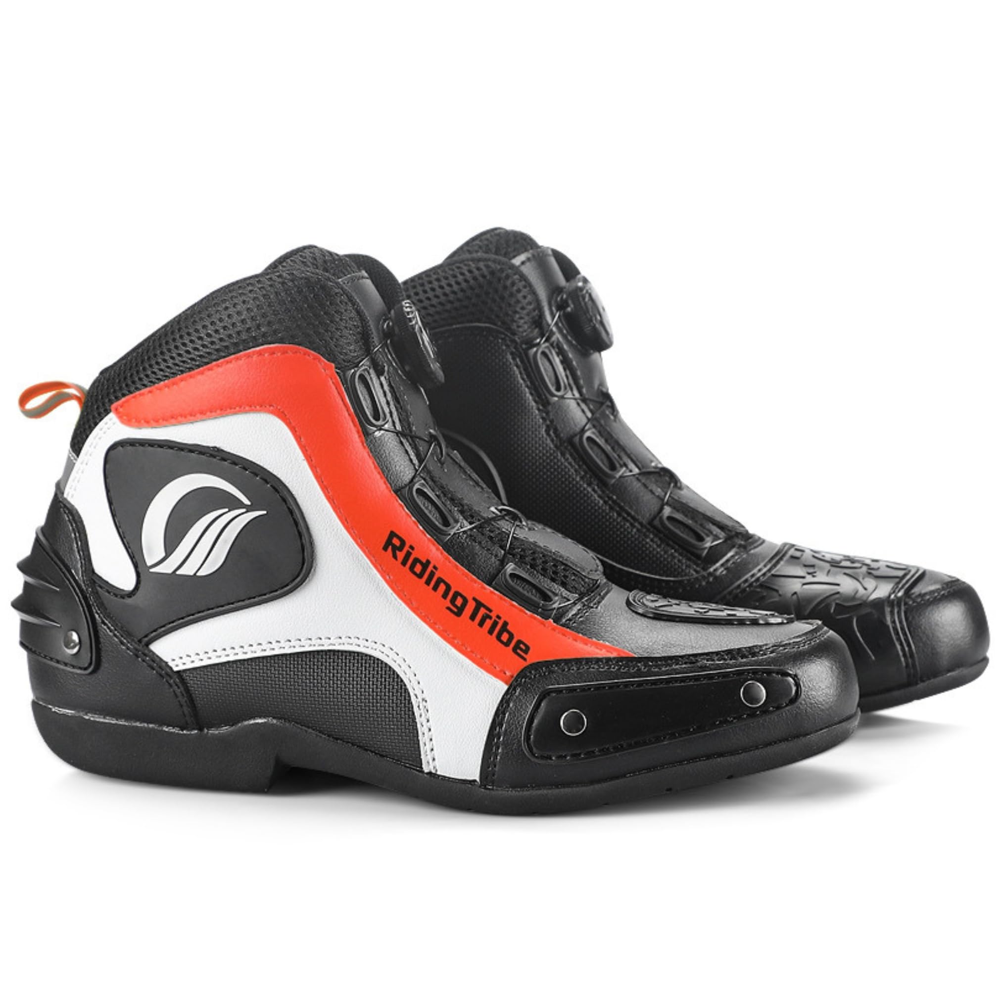 Scarpe da Moto per Uomo e Donna con Protezioni – Stivali Motociclisti Chiusura Rapida, Antiscivolo, Resistenti e Comode