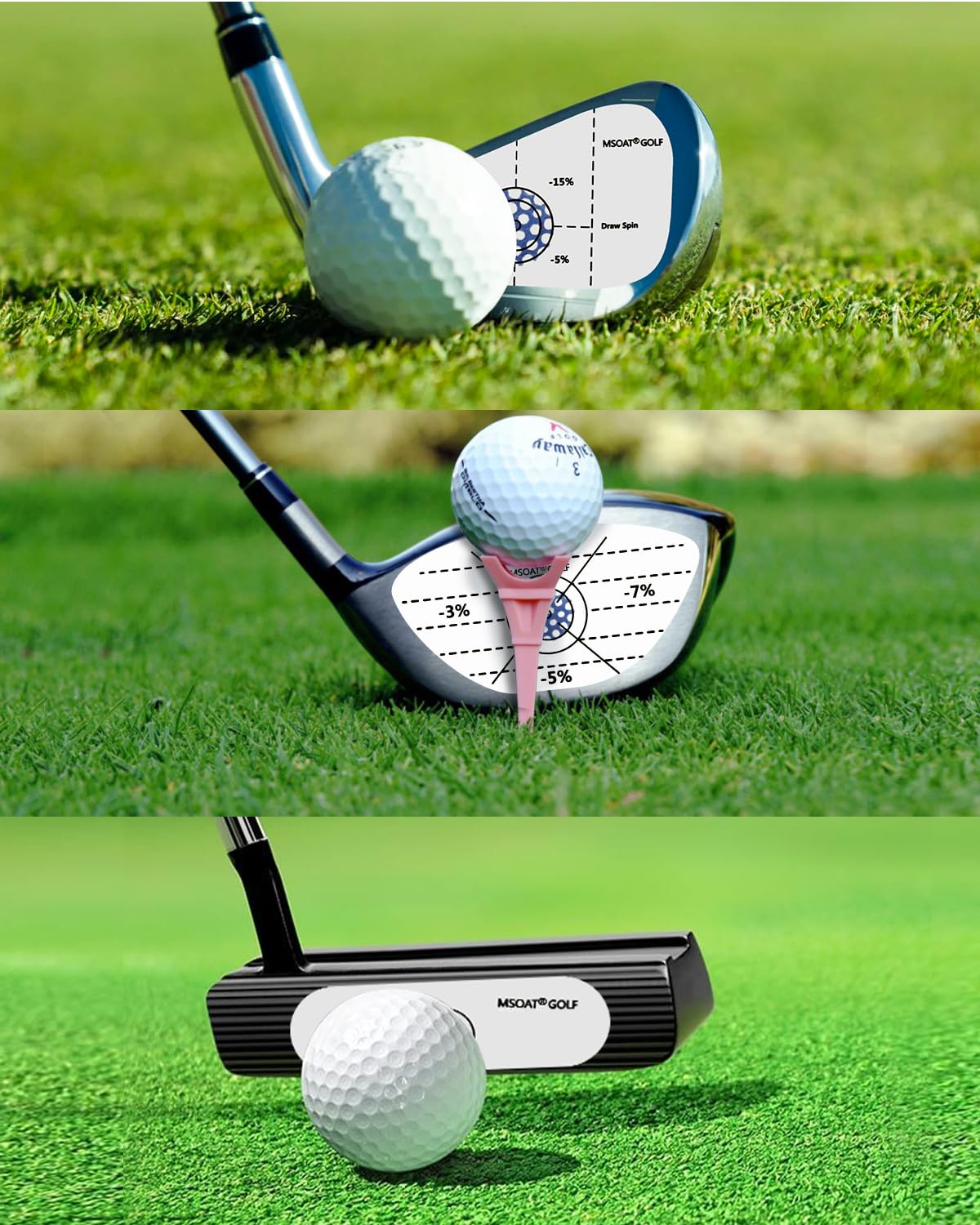 Snapklik.com : Golf Impact Tape, Self-Teaching Sweet Spot And ...