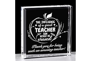 Regalos de Navidad para maestras: Pesas de papel de agradecimiento