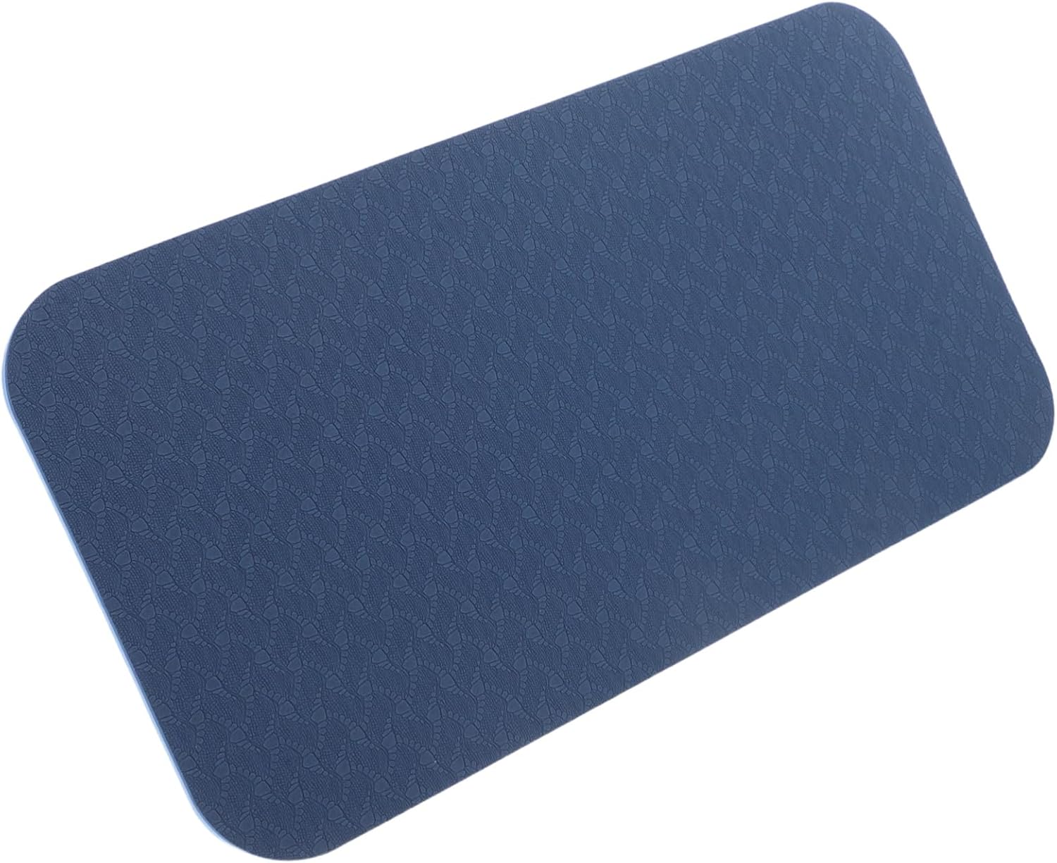 Extra Thick Wide Yoga Kneeling Mat for Women and Men Tpe Non-slip Exercise Pad with Knee Protection Fitness Mat for Home Gym Easy to Clean Versatile for Yoga Pilates and Gardening