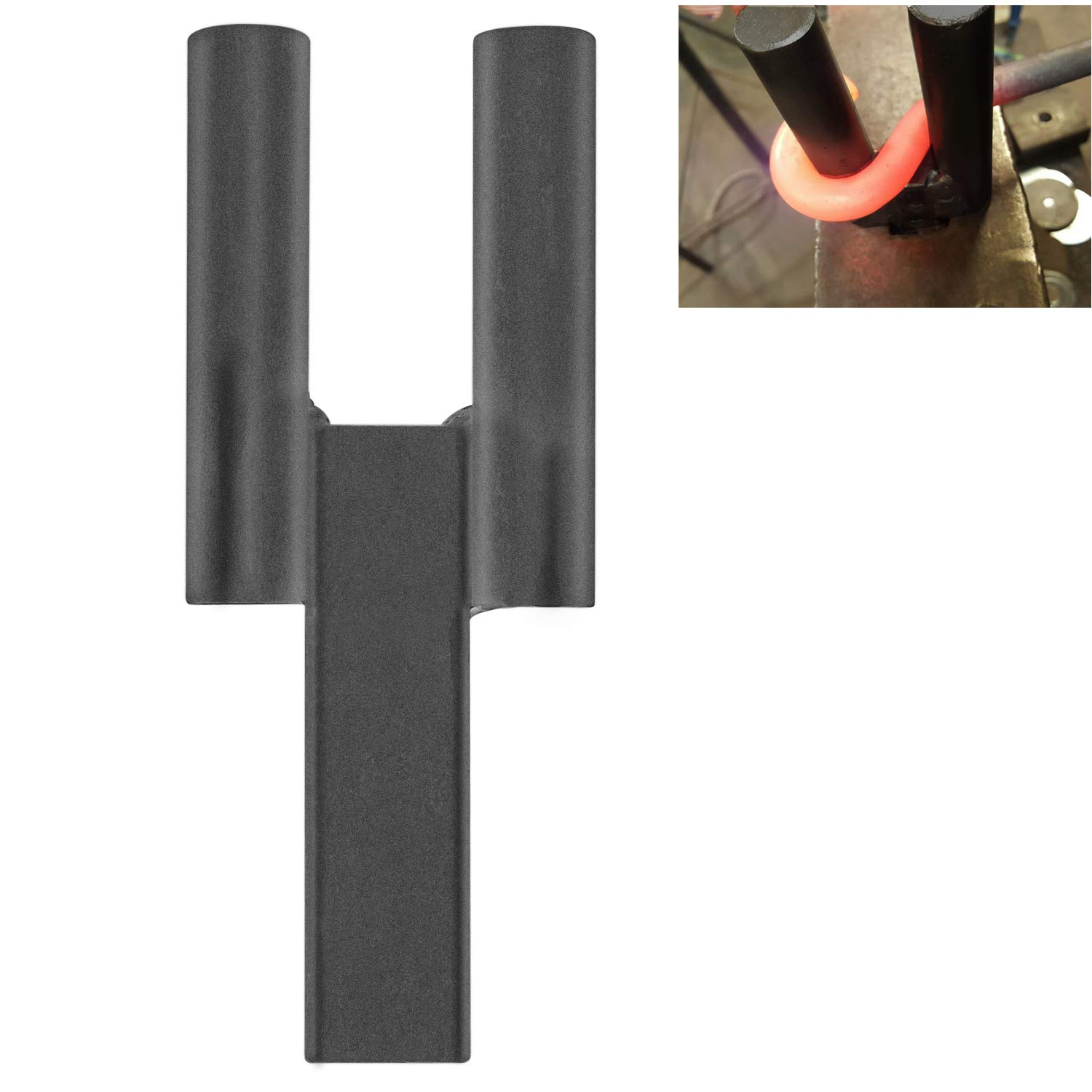 Sunluway Blacksmith Hardy Anvil Tool 1" Hardy Turning Bending Forge Scrolling Twisting Tool Blacksmith Anvil Bending Fork