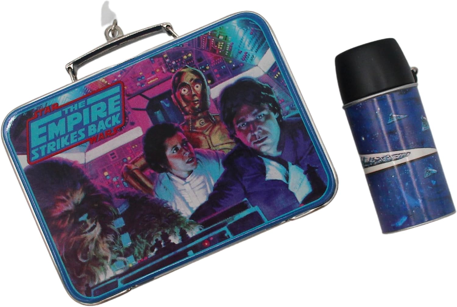 The Empire Strikes Back Lunch Box and Drink Container 2 piece set 2001 Hallmark Keepsake ornament QEO8585 by Unknown