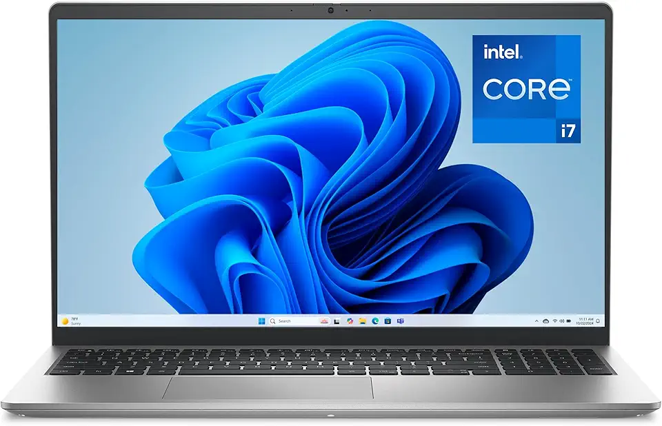 Dell 15 laptops DC15250-39.6 cm FHD 120Hz Display, Intel Core i7-1355U 13ª geração, 16GB DDR5 RAM, 512GB SSD, Intel UHD Graphics, Windows 11 Home, 1 ano de serviço básico no local - Platinum Silver