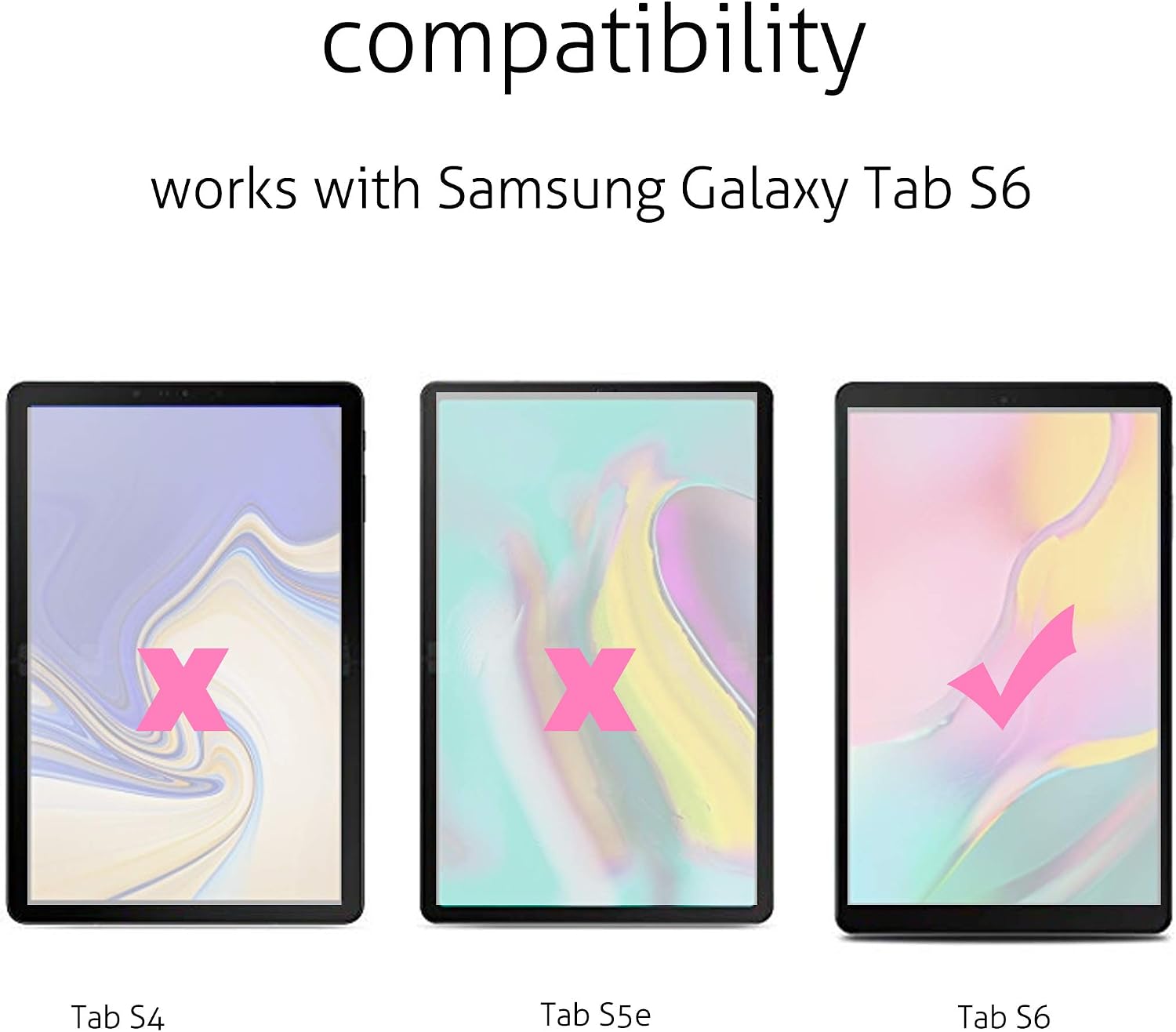 Ailun Screen Protector for Galaxy Tab S6, Tempered Glass 9H Hardness, 2.5D Edge, Ultra Clear, Anti-Scratch, Case Friendly