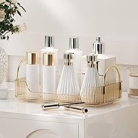 Vista 10 de YCIA&DONE Organizador de Baño para Encimera, Almacenamiento de Maquillaje, Estante de Bandeja para Cosméticos de Cuidado de la Piel, Soporte