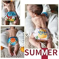 Vista 59 de ALVABABY - Pañales de natación (2 unidades, reutilizables)