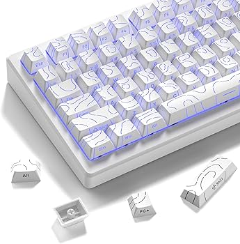 ロープロファイル キーキャップ オプション確認 & 販売ページ Amazon | Womier ロープロファイルキーキャップ - Shine Through