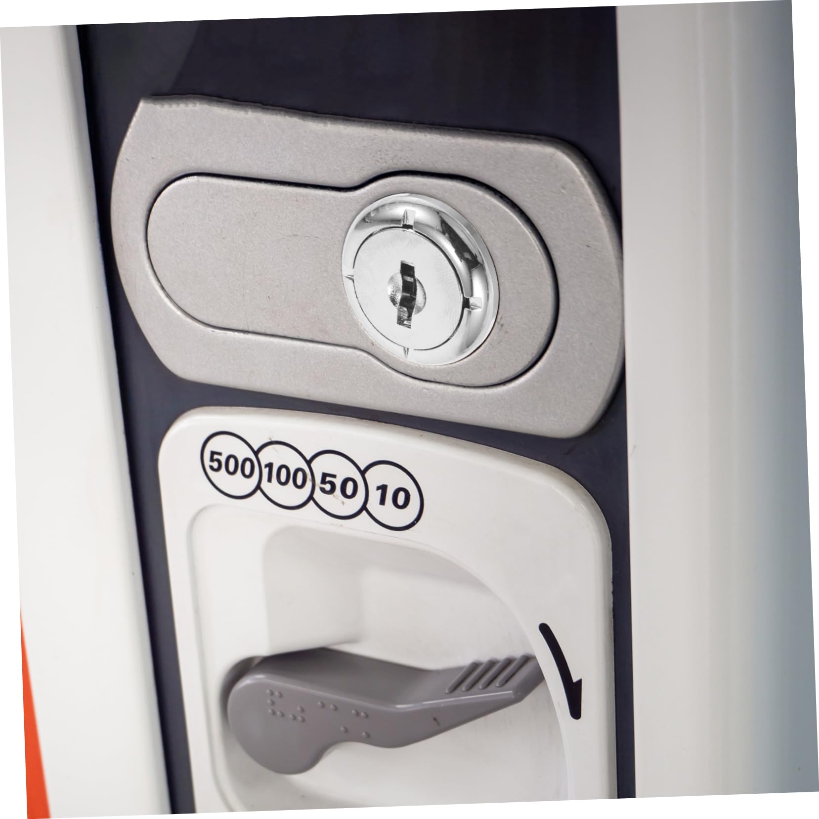 Cabilock Chiave per Distributore Automatico Versatile in Metallo e Plastica Resistente All'usura Design Moderno Argento, Adatta per Serrature a Cilindro e Dispenser Alimentari