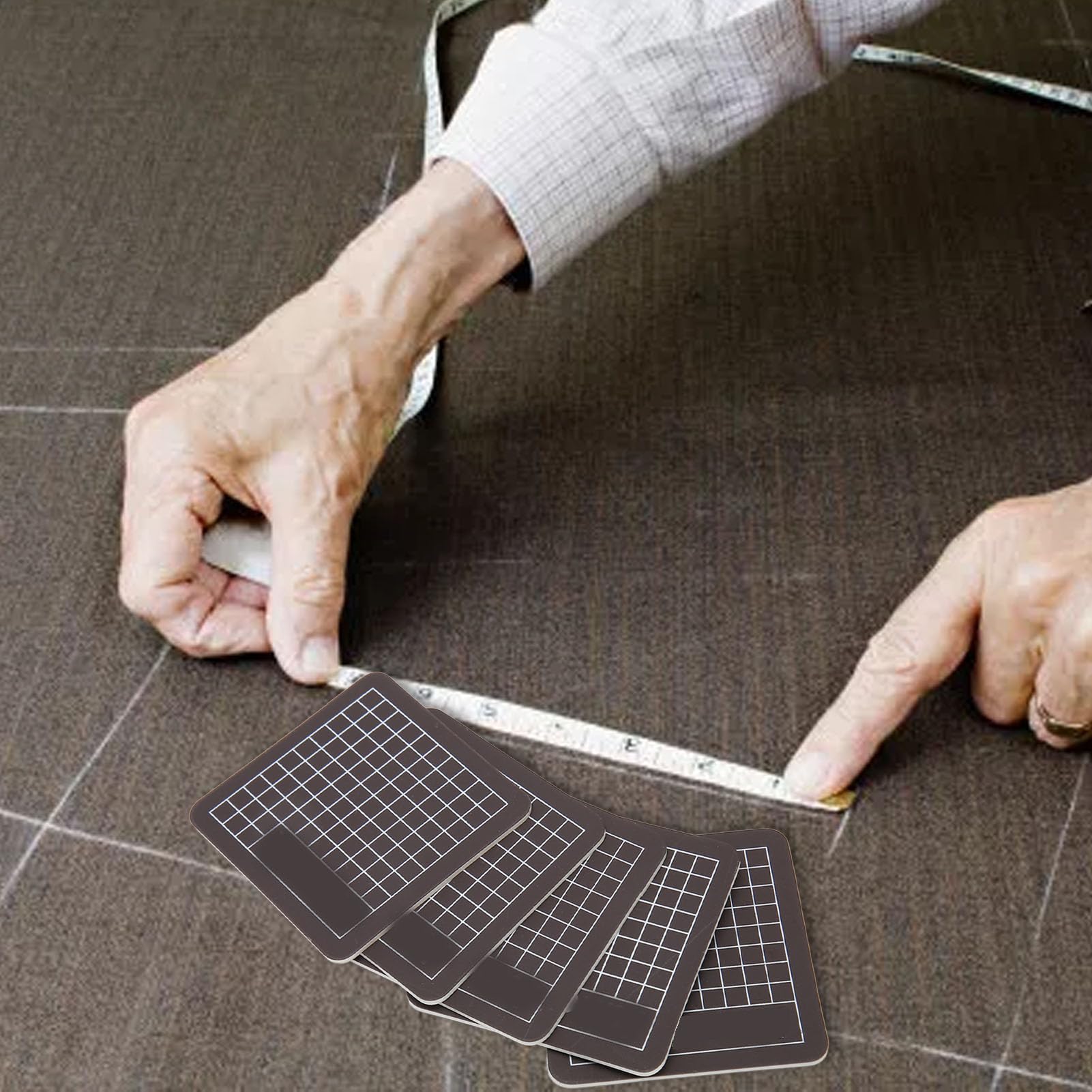 Cutting Mat, 5Pcs Mini Self Healing Cutting Pad 2.4 x 2.4 x 0.1in PVC Material Craft Cutting Board Self Healing Sewing Mat for Artists Craftsmen Quilters