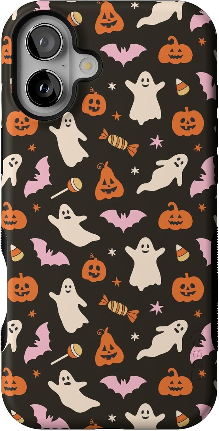 Casely iPhone 16 Plus Case | Trick or Treat | Sweet Halloween | Compatible with MagSafe | Bold Protective Design
