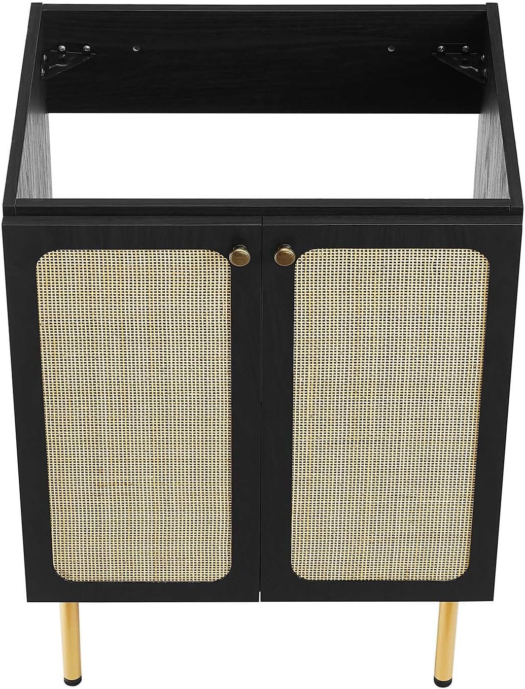 Modway EEI-6601-BLK Chaucer 24" Bathroom Vanity Cabinet (Sink Basin Not Included), Black