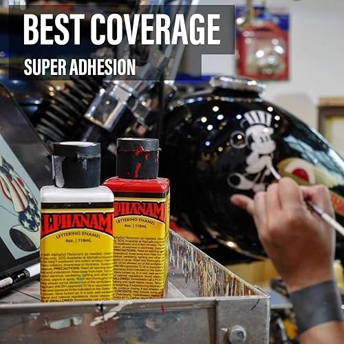 Miniatura 16 de AlphaNamel Hobby/Model - Pintura esmaltada, paquete primario, 5 colores esenciales, a base de aceite, secado rápido, adecuado para miniaturas