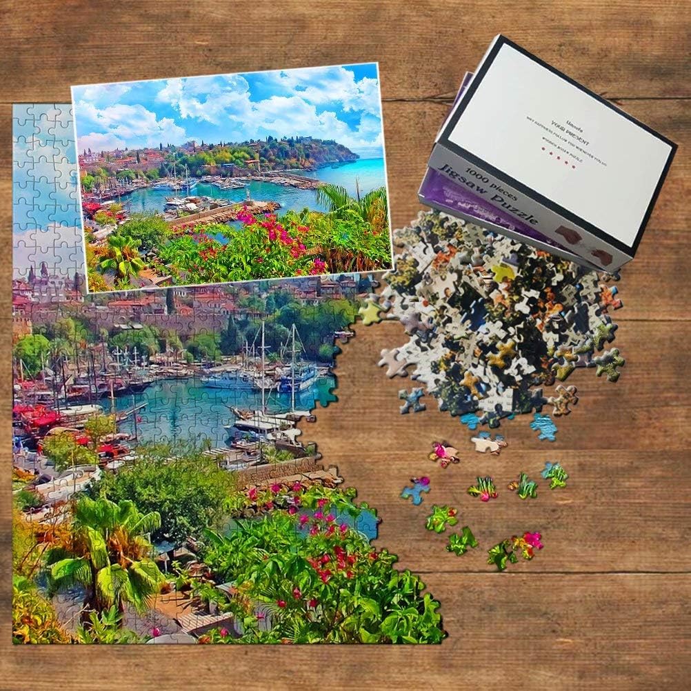 Turkey Jigsaw Puzzle 1000 Piece Turkey Side Antalya Puzzle Game Artwork Travel Souvenir Wooden