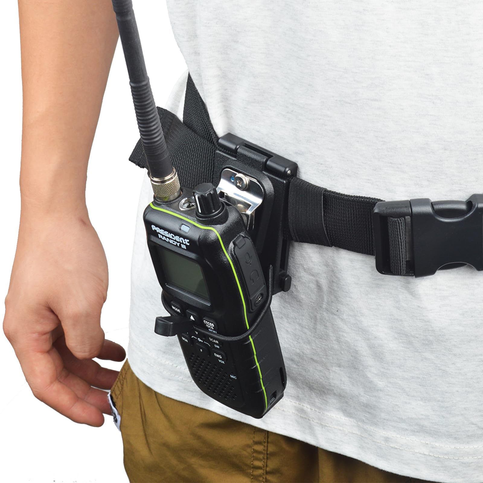 HYSHIKRA Two Way Radio Belt Clip Walkie Talkie Quick Disassembly Belts Accessories - Image 3
