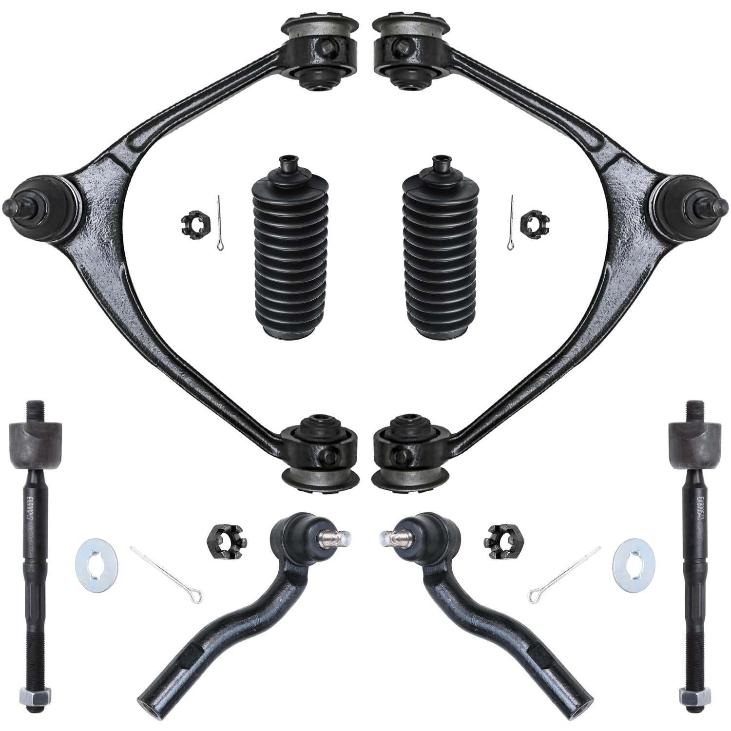 Detroit Axle - 8pc Front End Suspension Kit for 2002-2010 Lexus SC430, 2003