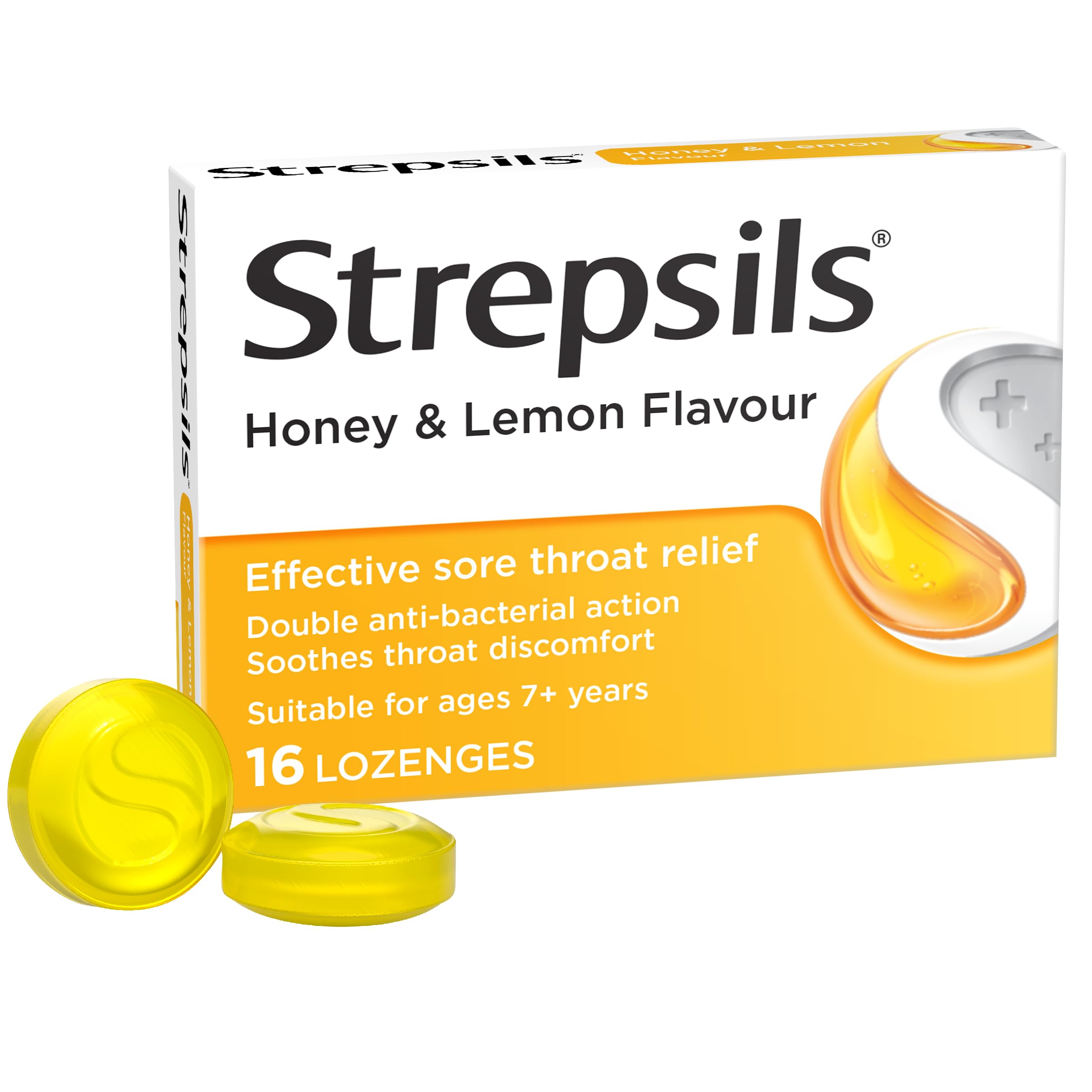 Throat Lozenges Soothing Honey & Lemon 16 Pack