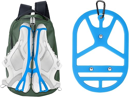 Funda para zapatos para llevar zapatos en la bolsa, soporte para zapatos Doormoon para mochila, 2 pares de clips de zapatos para tacos de fútbol,