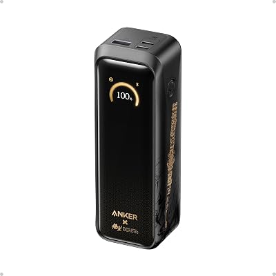 Anker Prime Power Bank Black Myth: Wukong Edition, 20100mAh 3 Port 220W Portable Charger, Two-Way Power, Hand-Luggage Approved, for iPhone 17/16/15 Series, and More, Base Not Included