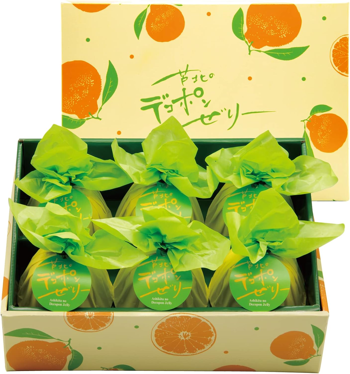 熊本菓房 熊本県芦北のデコポンゼリー6個入(ギフト箱入り) ゼリー詰め合わせギフト