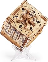 Vista 6 de iDventure Cluebox Cambridge Labyrinth Caja de rompecabezas de madera para sala de escape Desafío mental atractivo con compartimento de dinero