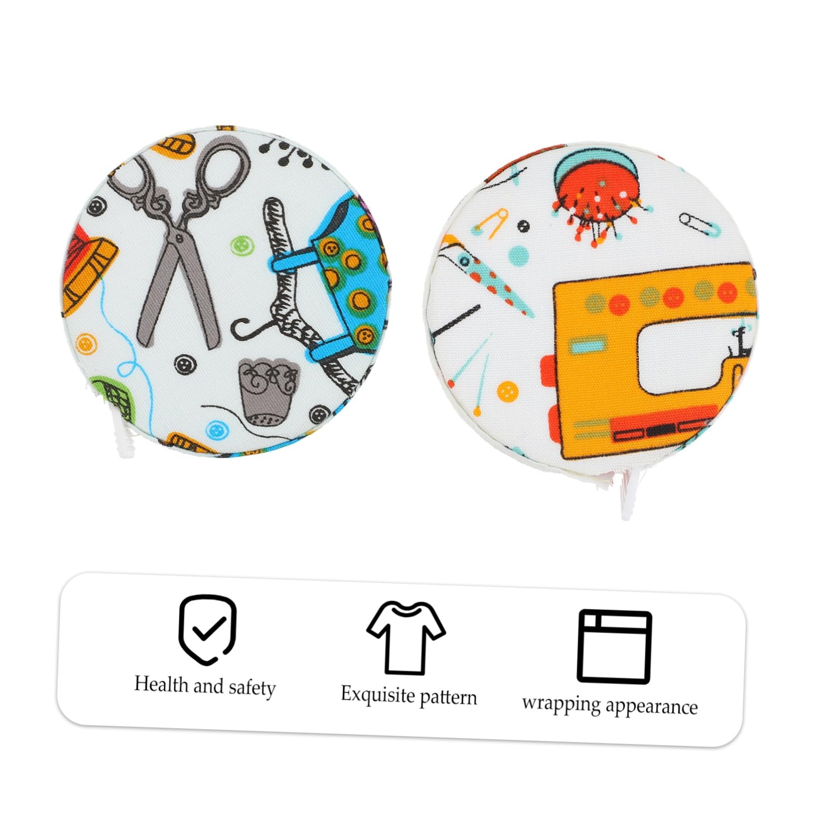 Gadpiparty Cinta De Retráctil Para Costura Y Manualidades De Herramienta Práctica Para Medición Ropa Y Sastrería 2 Piezas X 5