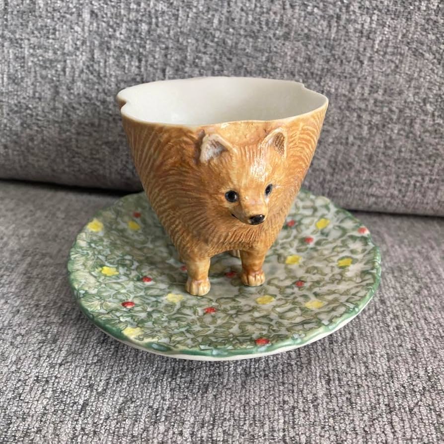 ☆ うつわやみたす ネコ 猫 カップソーサー 器 陶器 食器 うつわや